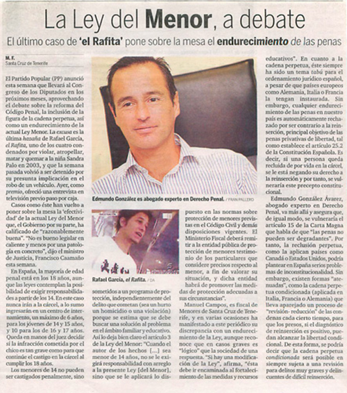 La Ley del Menor, a debate