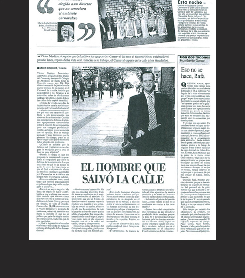 El hombre que salvo la calle