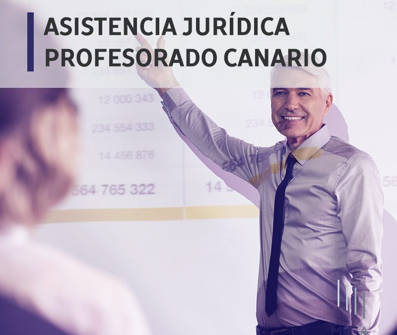 El profesorado canario dispondrá de asistencia jurídica antes de que termine el curso