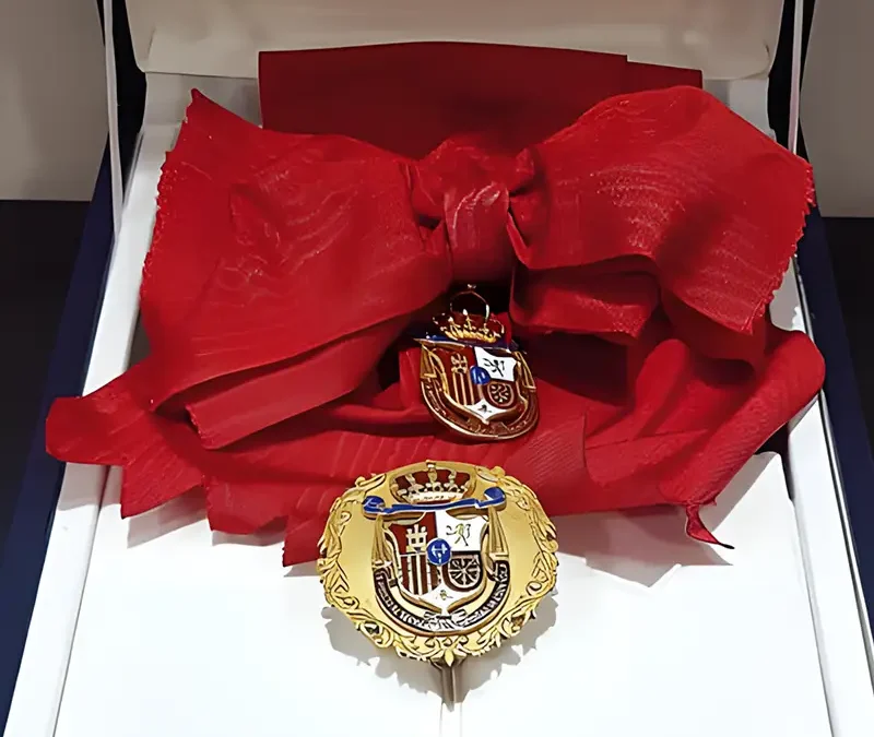 Una toga de medalla